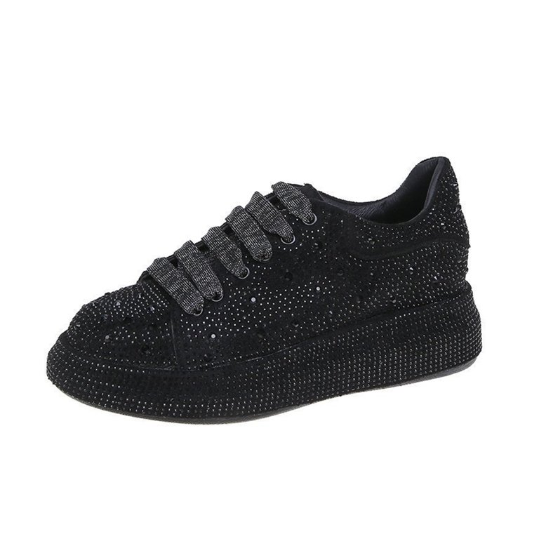 adidas gazelle silver green womens Anthony Wang Rhinestone Platform Sneakers Red – Dolls Kill main image 0