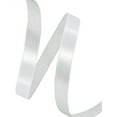 thumbnail image 2 of LAICAIW Solid Color White Satin Ribbon, 3/8 Inches x 25 Yards Fabric Satin Ribbon for Gift Wrapping, Crafts, Hair Bows Making, Wreath, Wedding Party Decoration and Other Sewing Projects, 2 of 7