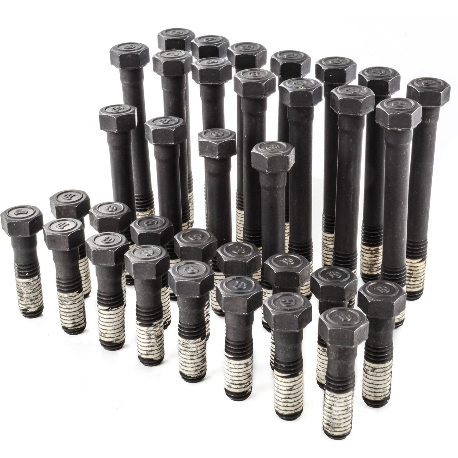 JEGS 83435 Cylinder Head Bolt Kit 19662000 Small Block Chevy (except