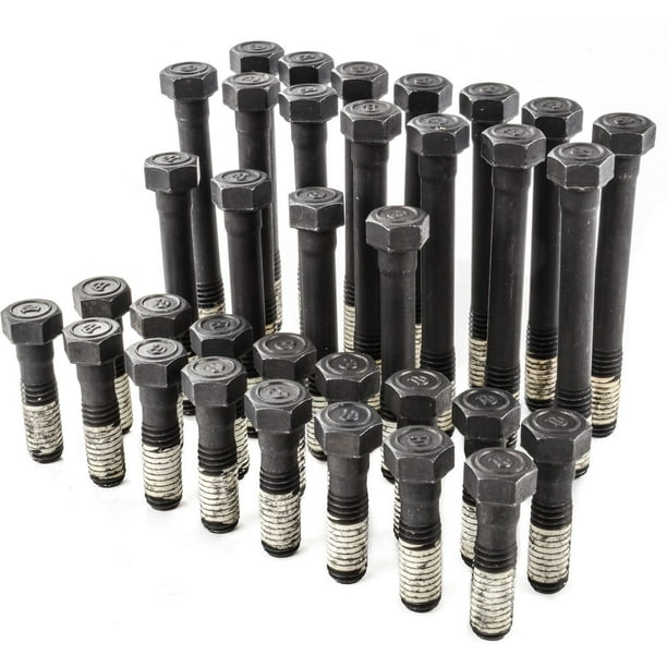 JEGS 83435 Cylinder Head Bolt Kit 19662000 Small Block Chevy (except
