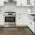 thumbnail image 6 of Chef Gear Marni Wellness Kitchen Mat 2pc Set, Gray, 17.5" x 48" and 17.5" x 28", 6 of 9