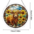thumbnail image 2 of Acrylic Puzzles Suncatcher Window Hanging 83 Pieces Stained Glass Acrylic Puzzle Song Decoration For Women Men Mom Birthday Home Decor, 2 of 9
