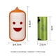 thumbnail image 3 of Caja De Caca Caja de caca con 60 bolsas de basura para perros, dispensador de bolsas de basura para caminar en el parque (naranja) Ehuebsd Libre de BPA, 3 of 8