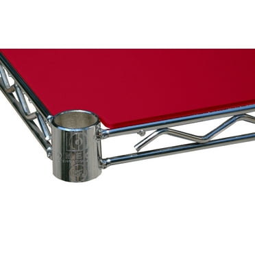4 Pack of 12" Deep x 24" Wide Red Shelf Liner