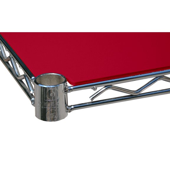 2 Pack of 12" Deep x 42" Wide Red Shelf Liner