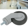 thumbnail image 4 of Silent Chair Wheel Flexible High Load Capacity Caster 4in with M12 Thread Stem for Workbench for Furniture ANGGREK Otros, 4 of 8