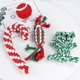 thumbnail image 3 of 4Pcs Christmas Set Rope Pet Toys for Dogs Gift and Decoration, 3 of 6