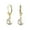 White, variant on Bling Jewelry Womens Petite 10K Gold Dangle Earrings with Freshwater Pearl - June Birthstone