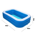 thumbnail image 4 of Inflatable Swimming Pool Family Swimming Pool 3 Layers 150 * 105 * 50 cm, 4 of 5