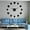 Black,27inch, variant on Floating Hot Air Balloon Wall Art DIY Giant Wall Clocks Kid Room Nursery Silent Movement Decorative Frameless Large Wall Watch(Black,27inch)