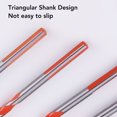 thumbnail image 4 of 5 Pcs Embouts de Forage Torsadés 16.2mm Tige Droite en Carbure Ciré pour Clinker, 4 of 8