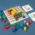 thumbnail image 3 of Wooden Creative Block Puzzle Children Color Shape Early Educational Toys Kids Exercise Patience Toys Montessori Teaching Aids, 3 of 6