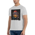 thumbnail image 6 of Graphic Tees Funny T-shirts Wild and Free Duck Lovers Gildan Men's Short Sleeve T-shirt 180g, 6 of 8