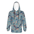 thumbnail image 6 of KLL Unisex Kids Boys Girls Hooded Pocket Pullover Hoodies-Underwater Animals and Flowers, 6 of 6