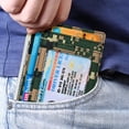 thumbnail image 3 of LAICAIW Slim Wallet RFID Front Pocket Wallet Minimalist Secure Thin Credit Card Holder Camouflage Green, 3 of 6