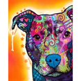 thumbnail image 3 of Dean Russo Collection 15x18 Black Modern Framed Museum Art Print Titled - Heart U Pit Bull, 3 of 5