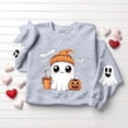 thumbnail image 3 of Kiijoy Halloween Girls Graphic Sweatshirt Crewneck Pullover, Sizes 11-12Y, 3 of 6