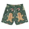 thumbnail image 7 of FORMRS Boys Swim Trunks Quick Dry Mesh Liner Boardshorts Sizes XS-XL, Christmas Gingerbread, 7 of 7