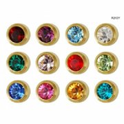 Select Gold Plated Regular Birthstone A