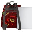 thumbnail image 3 of Yiaed Hot Chili Print Laptop Backpack for Women Slim Computer Bag Work Travel College Backpack Purse Fits 14 Inch Notebook, 3 of 4