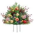 thumbnail image 2 of BKER Remplisseur de Plante Lumineux avec Baies Rouges Intérieur Extérieur Vacances avec Piquet Trépied, 2 of 5