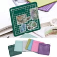 thumbnail image 4 of YSTINNG 7Pcs Cutting Pad Colorful Handicraft Carving Self Healing Mini Mat HandMade Accessories B311-1086, 4 of 6