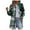 Green 2, variant on Goindgs Womens Jackets Fall Causal Coat Plaid Shirt Collar Oversized Trench Long Sleeve Drop Shoulder Loose Jacket Women's Sweater Black-L