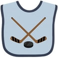 thumbnail image 3 of Inktastic Sports Hockey Sticks Boys or Girls Baby Bib, 3 of 4