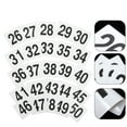 Meijiashe 25 Double-Sided Table Number Cards for Wedding Reception ...