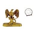 thumbnail image 1 of Escultura De Animal En Miniatura, Estatua De Resina De Arte Moderno Con Soporte De Exhibición De Madera, Organizador, Estante Antiguo Para Decoración Del Hogar, Oficina, Armario, Comedor, 1 of 7