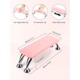 thumbnail image 4 of Big Arm Rest for Nails Cushion, Microfiber Leather Hand Rest for Nails Tech, Hand Rest Pillow for Nails Toenails, Detachable Nail Art Accessories Tool for Nails Tech (Pink), 4 of 8