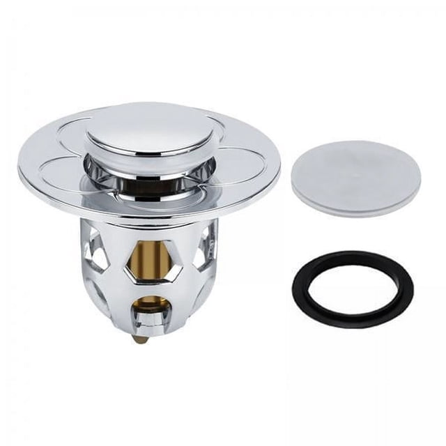 4x Tapón de Desagüe Universal para Lavabo de Baño, Se Adapta a La Mayoría de Desagües Emergentes para Tocador de Lavabo, Colador de Desagüe de Fregade 4 piezas