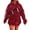 As pictured, variant on Women Football Hooded Sweatshirts Y2K Fashion Rugby Graphic Long Sleeve Loose Pullover