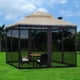thumbnail image 2 of Yescom 22x7ft Universal Replacement Mosquito Mesh Netting Zip Walls Fits 10x12ft Canopy, 2 of 9