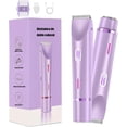 thumbnail image 1 of Depiladora eléctrica 2 en 1 para mujer - Doble cabezal, cuchillas de cerámica, USB C recargable, para rostro, axilas y piernas, 1 of 7