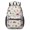 Fireman and Dot White Pattern, variant on Fireman and Elephant Grey Pattern 17" Waterproof Oxford School Backpacks for Teens, S-Shape Padded Straps, for School, Travel, Hiking, Camping