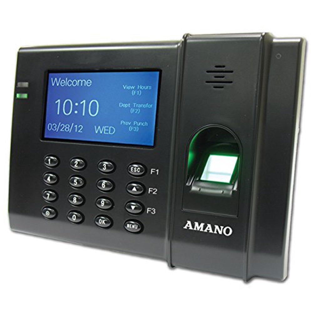 AMANO FPT80 BIOMETRIC FINGERPRINT TIME CLOCK