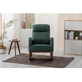 thumbnail image 2 of Rocking Chair Indoor Lounge Chair Comfortable Accent Chair,Nursery Glider Recliner Modern Rocker Glider Chair with Tufted High Back Cushion and Side Pockets for Living Room Bedroom Office,Emerald, 2 of 7