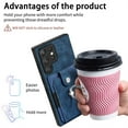 thumbnail image 4 of Jiahe Cover for Samsung Galaxy Note 20 Ultra, Wallet Case with Built-in 360°Rotation Ring Stand,Anti-Drop Shockproof Credit Card Slots Lens Protector Cover,Support Magnetic Car Mount,, blue, 4 of 8