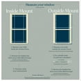 thumbnail image 6 of MOOD Custom Faux Wood Blinds | 69.5 Inch Blinds for Windows | 69.5 Inches Wide x 54 Inch Tall | 2 Inch Cordless Blackout Venetian Shade for Interior Windows and Doors | Luxe White | 69.5"W x 54"H, 6 of 7