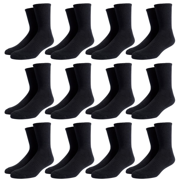 12 pares de calcetines de algodón suaves y transpirables para hombre y mujer, calcetines hasta la pantorrilla, calcetines casuales.