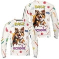thumbnail image 3 of Back to School Cute Shetland Sheepdog All Over Print 3D Sweatshirt Unisex Merch Sheltie Dog Lover Gifts - 13010, 3 of 6