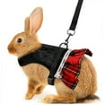thumbnail image 2 of Fairnull Rabbit Harness Leash Pet Leash Adjustable Chest Strap Pet Harness Bunny Vest Vest, 2 of 8