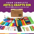 thumbnail image 5 of Dan&Darci Crafting Materials Box Kits Multicolor Arts & Crafts Supplies 500 Piece Kit, 5 of 9