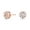 Rose Gold, variant on Nova 18k Rose Gold Plated Cluster Stud Earrings with Simulated Diamonds Crystals for Women