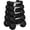 135 lb Set (Pair of 5, 10, 12.5, 17.5, 22.5 lb), variant on ROALW HEX Dumbbell 85 lb Set, Rubber Encased Home Gym Dumbbells, Exercise & Fitness Weights Dumbbells for Women & Men, Hand Weight for Strength Training