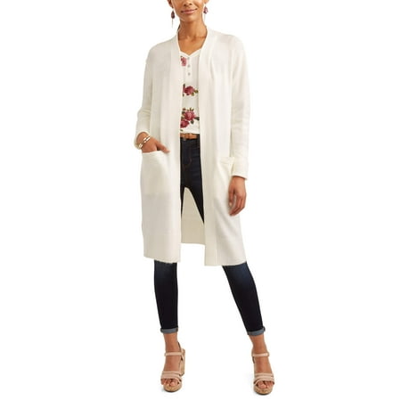 Women's Plush Duster Cardigan