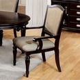 thumbnail image 2 of Benzara Harrington Transitional Arm Chair, Dark Brown, Set of 2-Color:Dark Walnut, 2 of 2