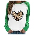 thumbnail image 1 of CEHVOM T-shirt Décontracté à Manches Longues à Col Rond pour Femmes avec Imprimé d'Hiver en Liquidation, 1 of 5