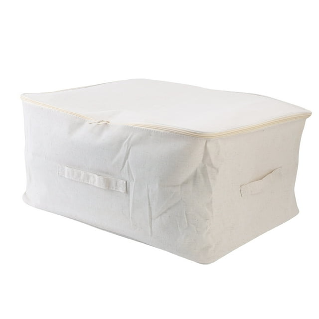 Contenedor De Almacenamiento De Ropa, Bolsa De Almacenamiento De Manta De Tela, Asas Reforzadas Para Dormitorio